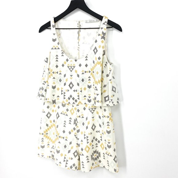 ZARA Trafaluc Aztec Print Romper - Picture 3 of 16